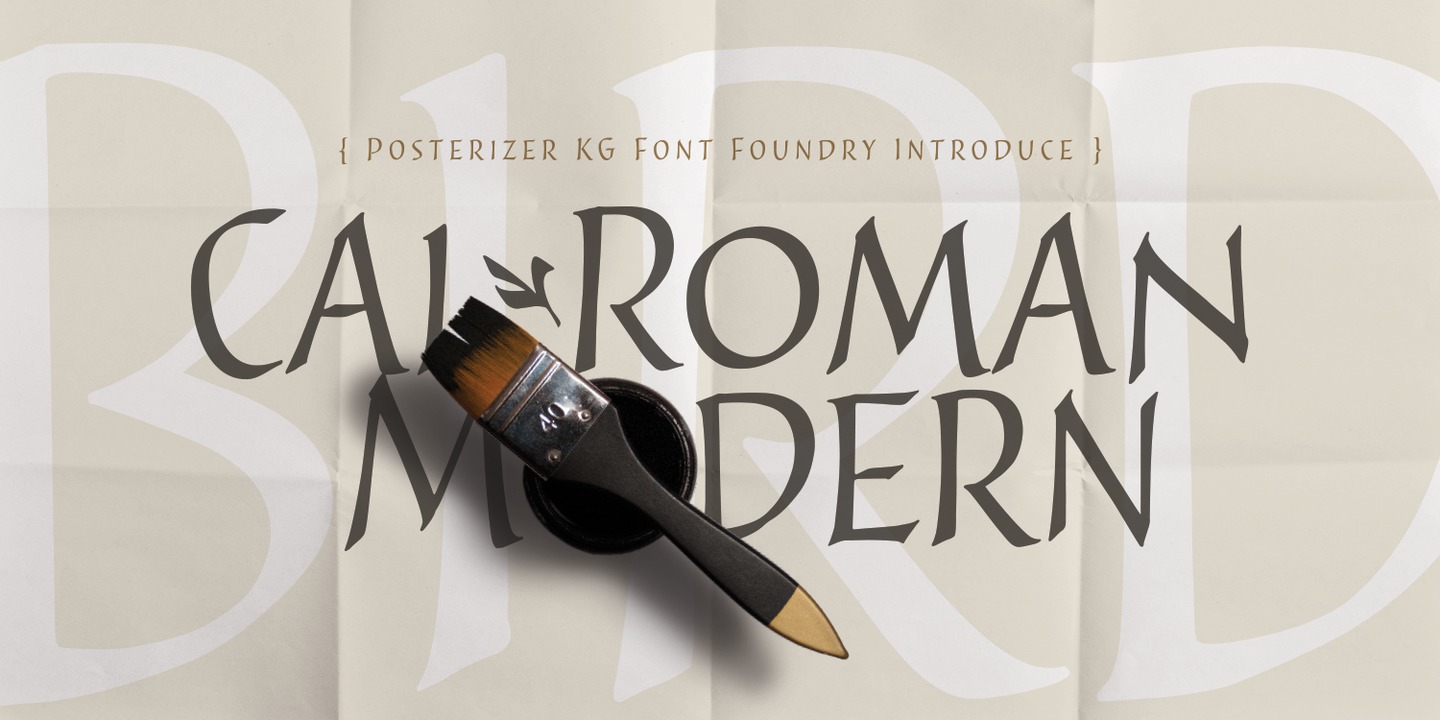 Cal Roman Modern Regular Font preview